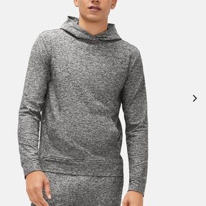 Outdoor voices mens all day hoodie new soft heather gray Sz small s cloudknit